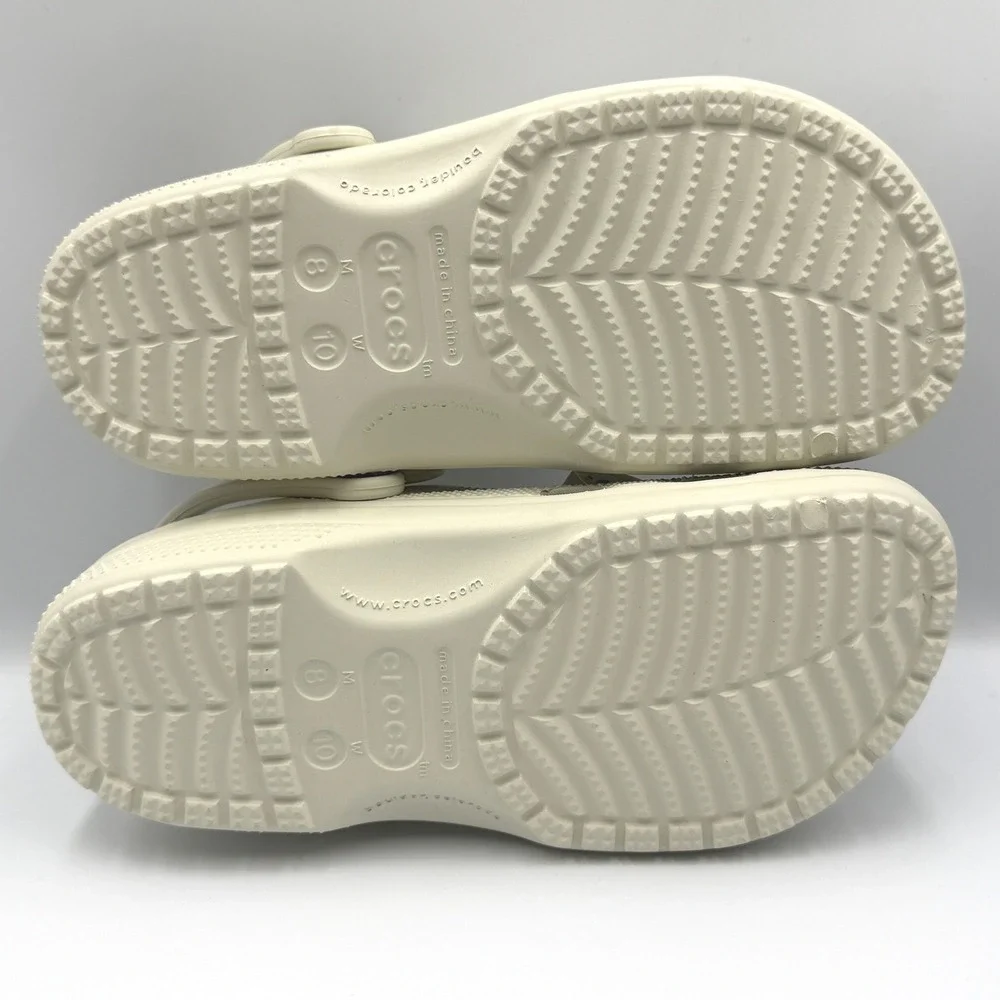 Crocs Classic Clog Linen 10001-0HZ M8/W10 **NEW** - Picture 9 of 10